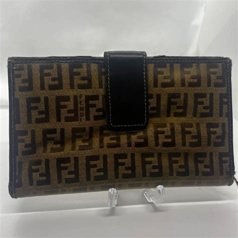 fendi continental red wallet|Fendi zucca long wallet.